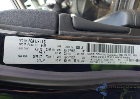 2020 Jeep Grand Cherokee Laredo E 4X4 из США, поврежденный, VIN 1C4RJFAG0LC319341